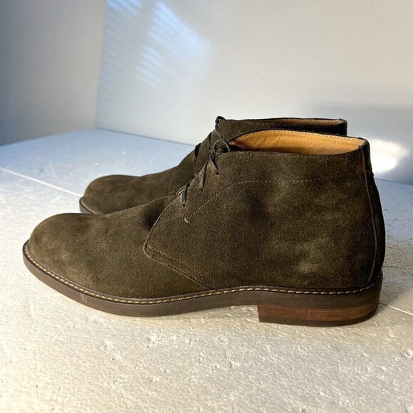 1901 SZ 13 Mens Charcoal Gray Chukka Lace Up Boot Retro Vintage Moto Timeless - Picture 4 of 10